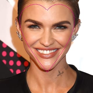 Example of a Heart face shape